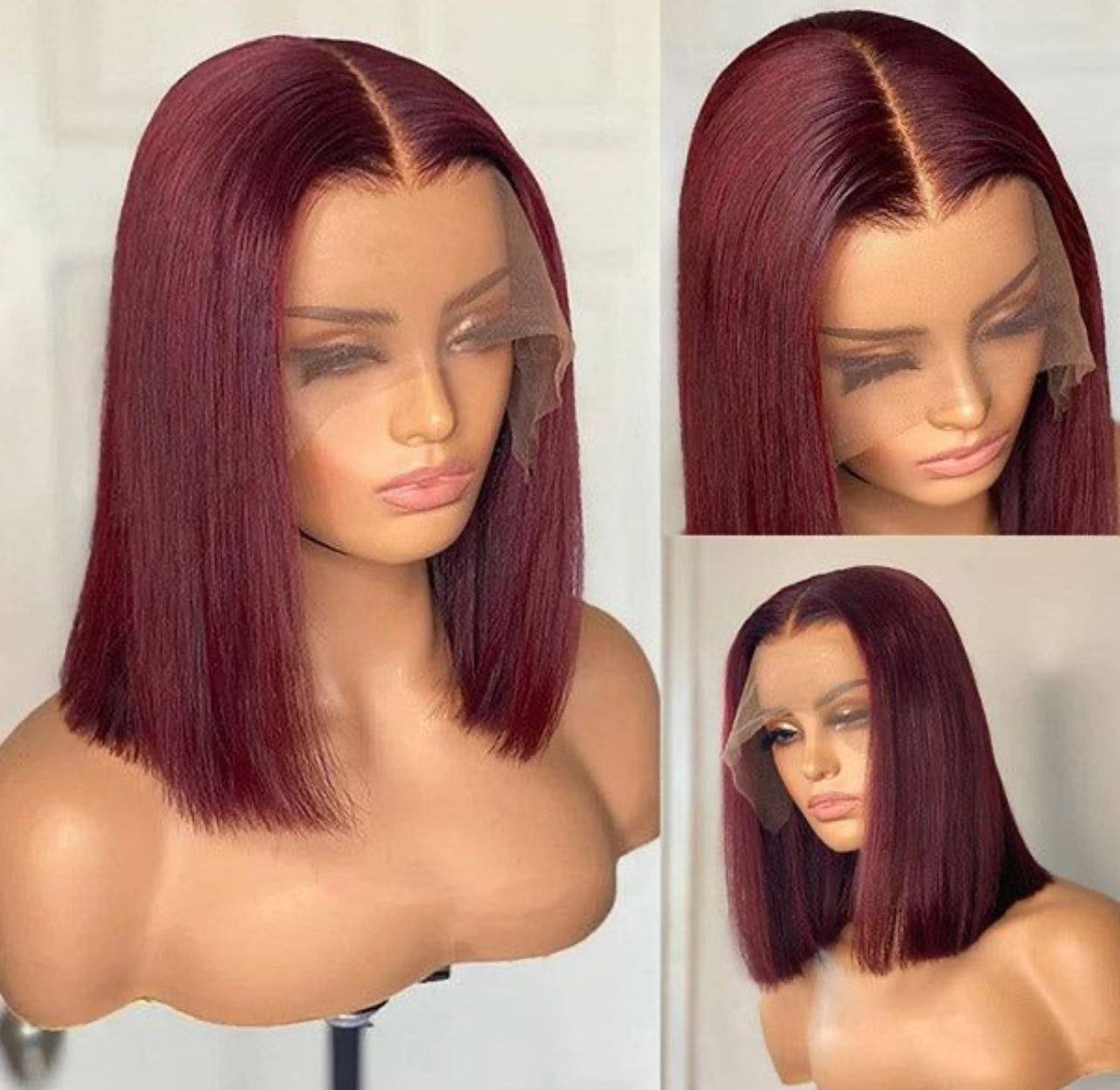 10” Marroon Full Frontal Bob