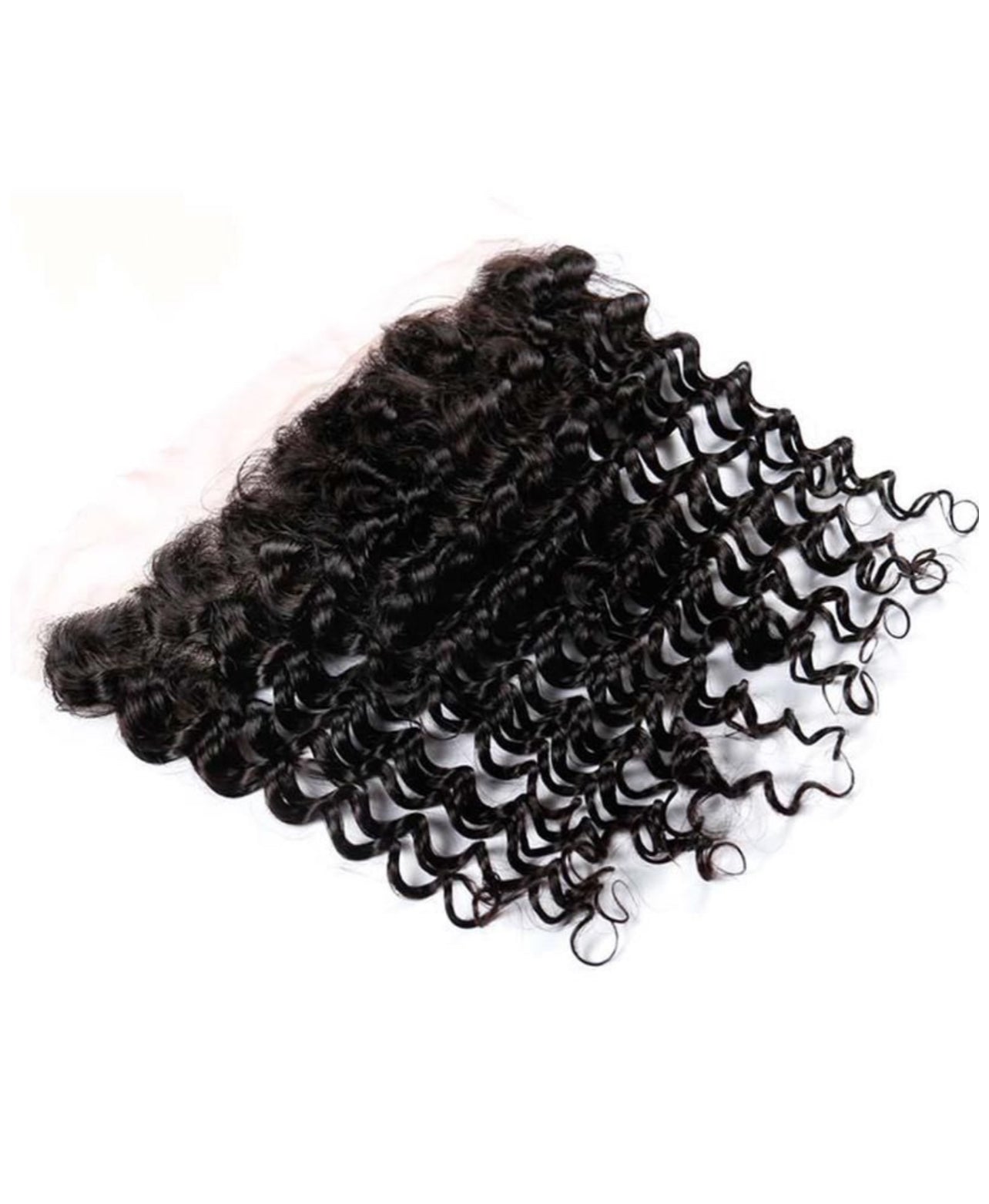 12-Inch 13x4 HD Full Frontal Closure – Curly Human Hair