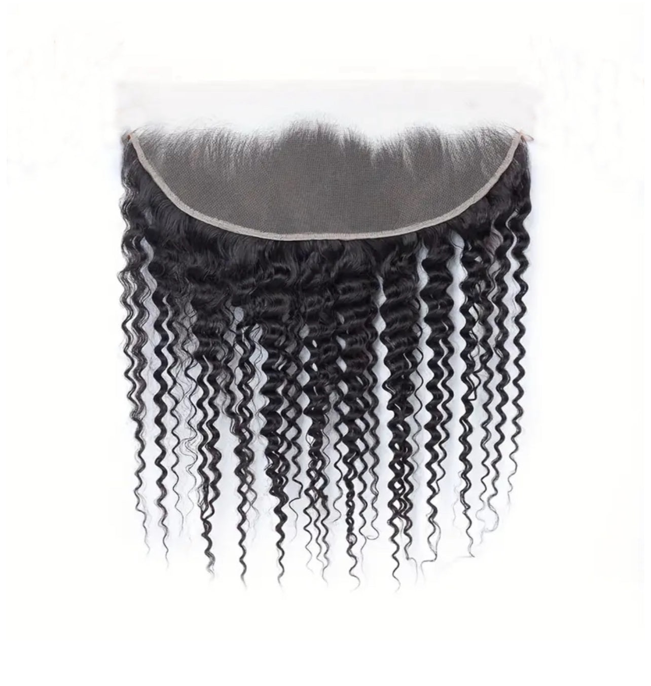 14-Inch 13x4 HD Full Frontal Closure – Curly Human Hair