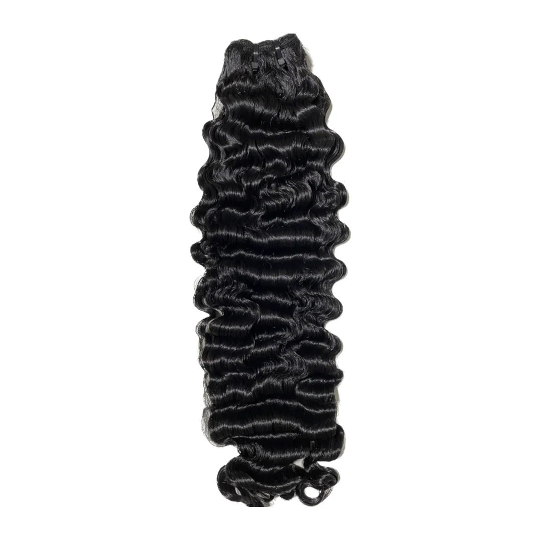 12" Curly Double Drawn Bundle