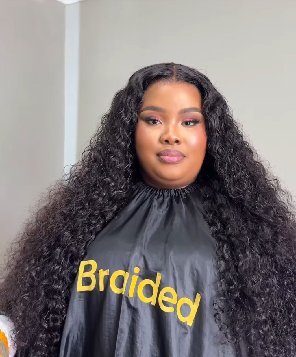 26-inch Double Drawn Curly Vietnamese Full Frontal Wig